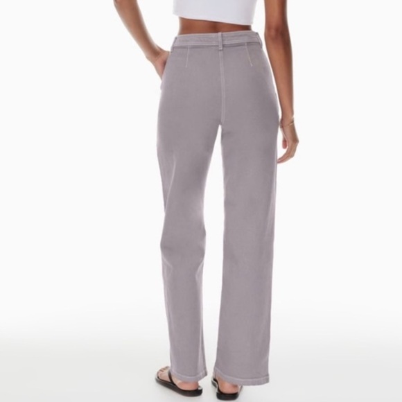Aritzia Wilfred Free Modern Utility Pant Size 8 Color: Slate/Purple - Picture 4 of 14